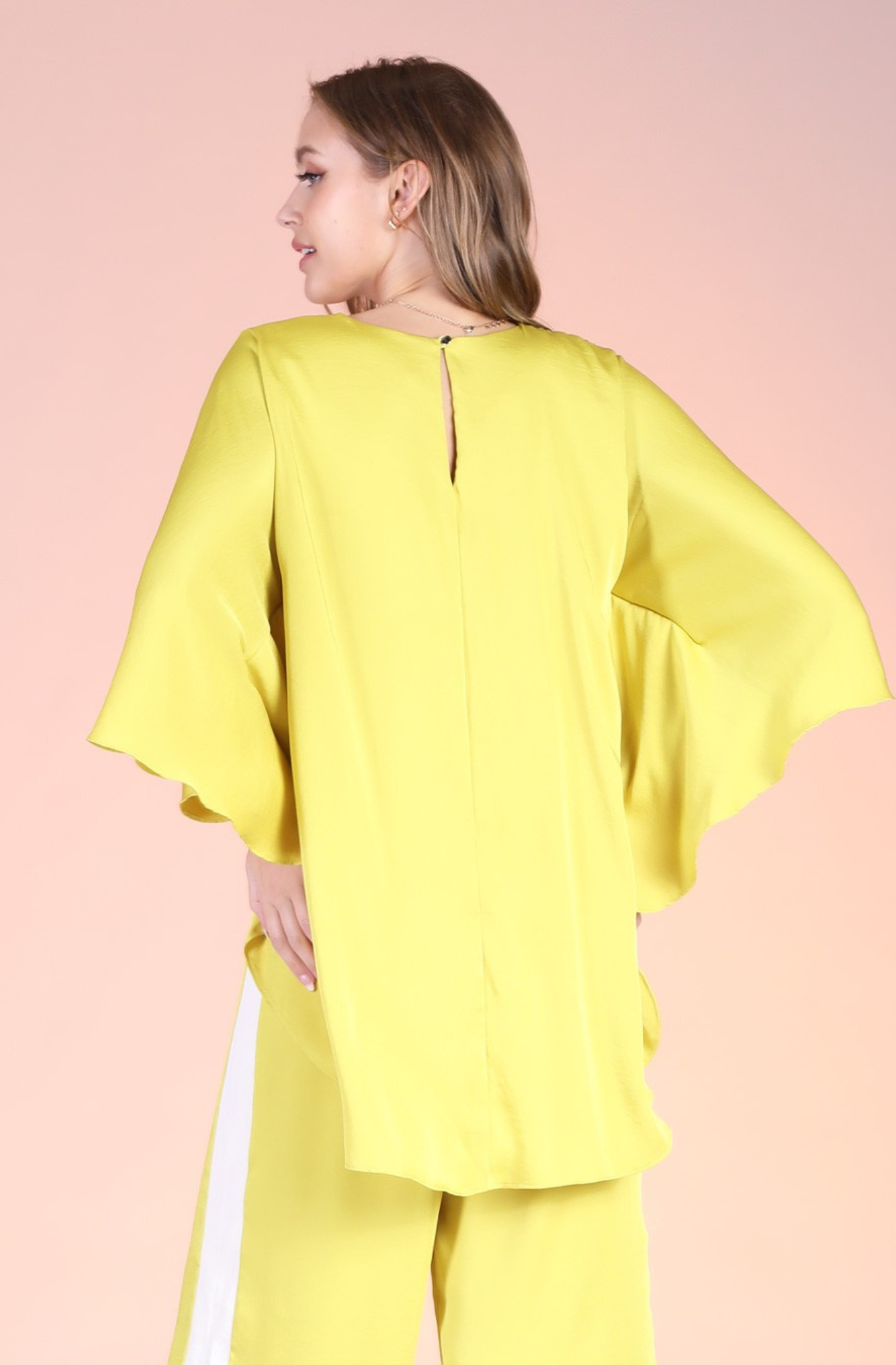 Blusa Amarilla High Low