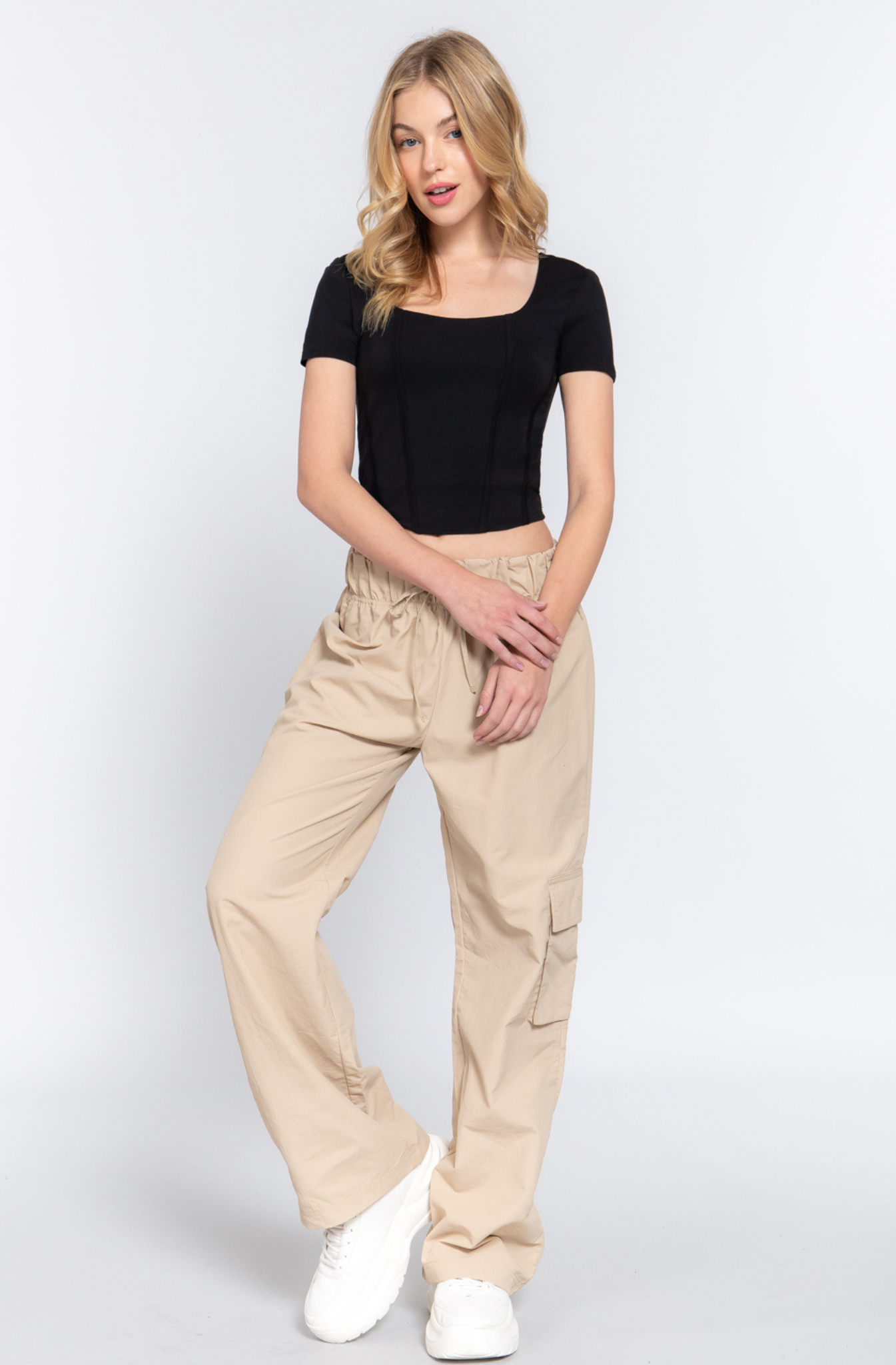 Crop Top Básico Stretch