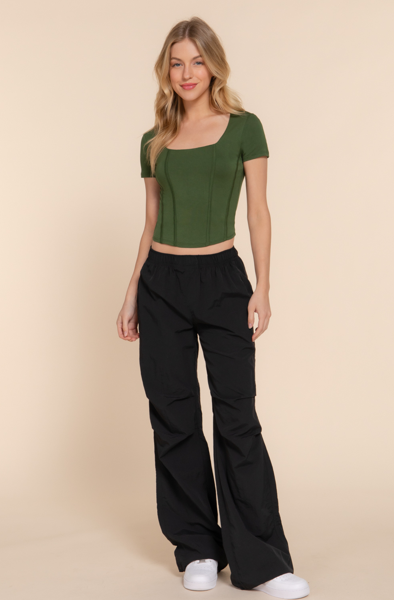 Crop Top Básico Stretch