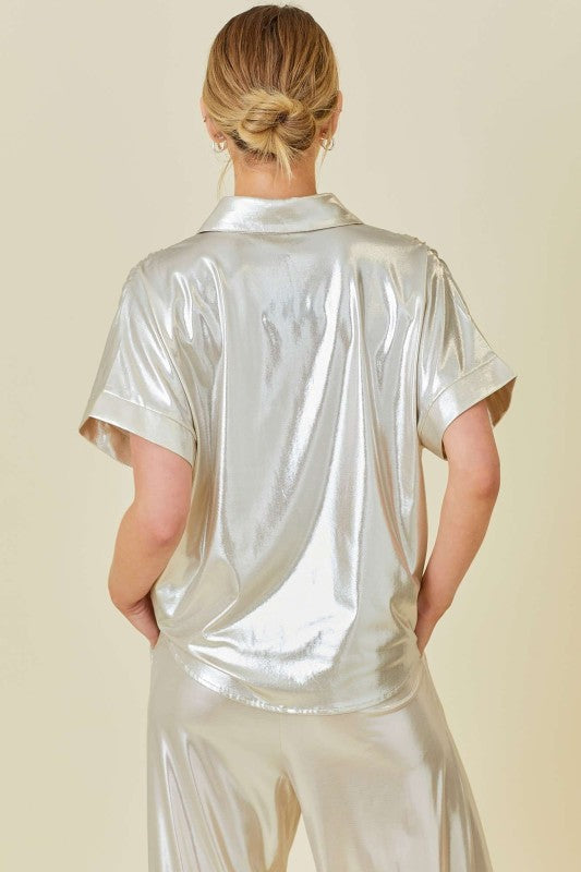 METALLIC GLOW SHIRT