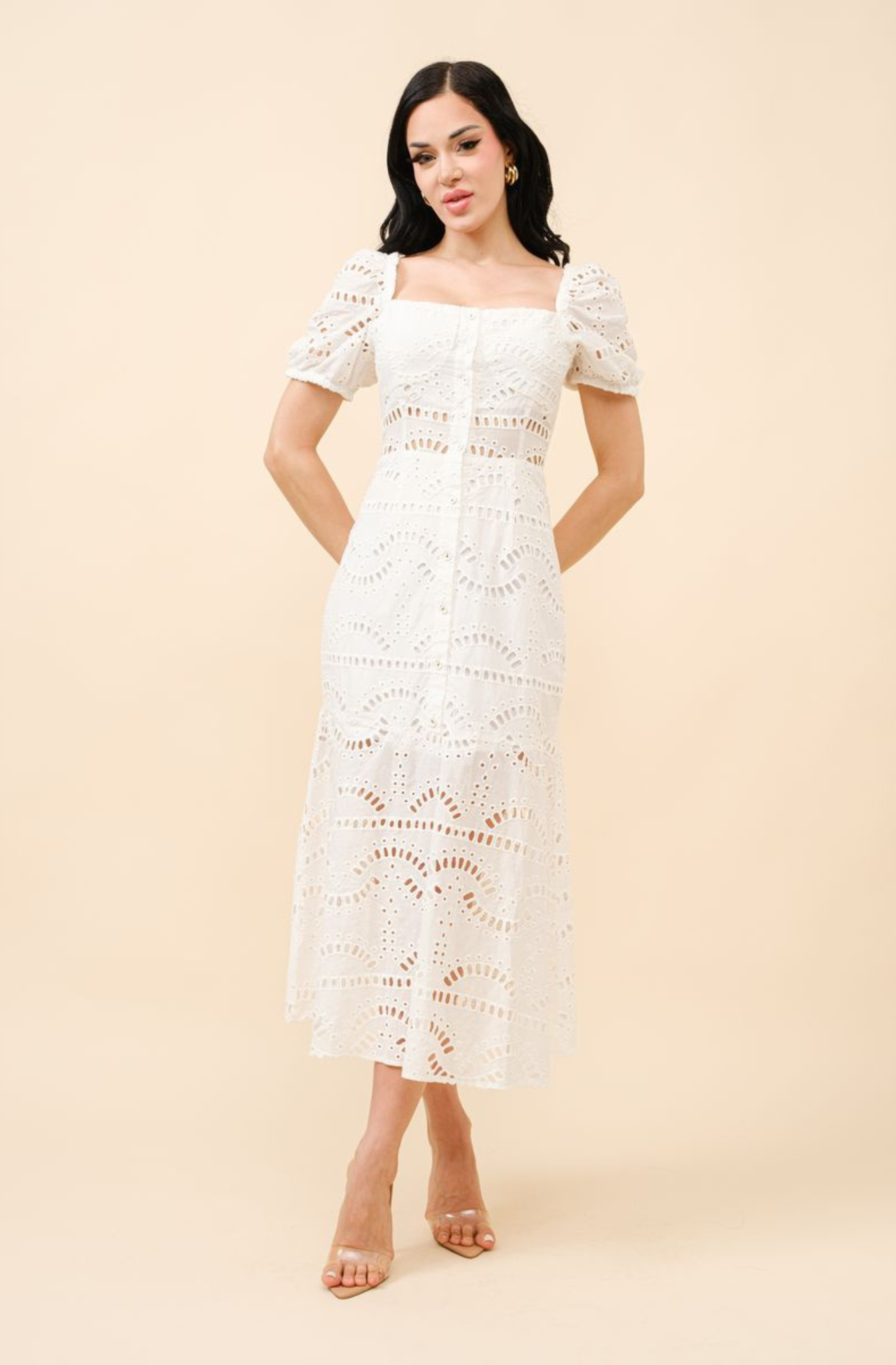 Vestido Midi de Ojalillo