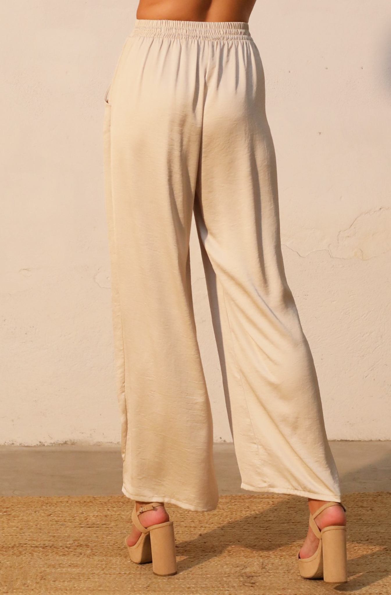 Palazzo Nude Stretch