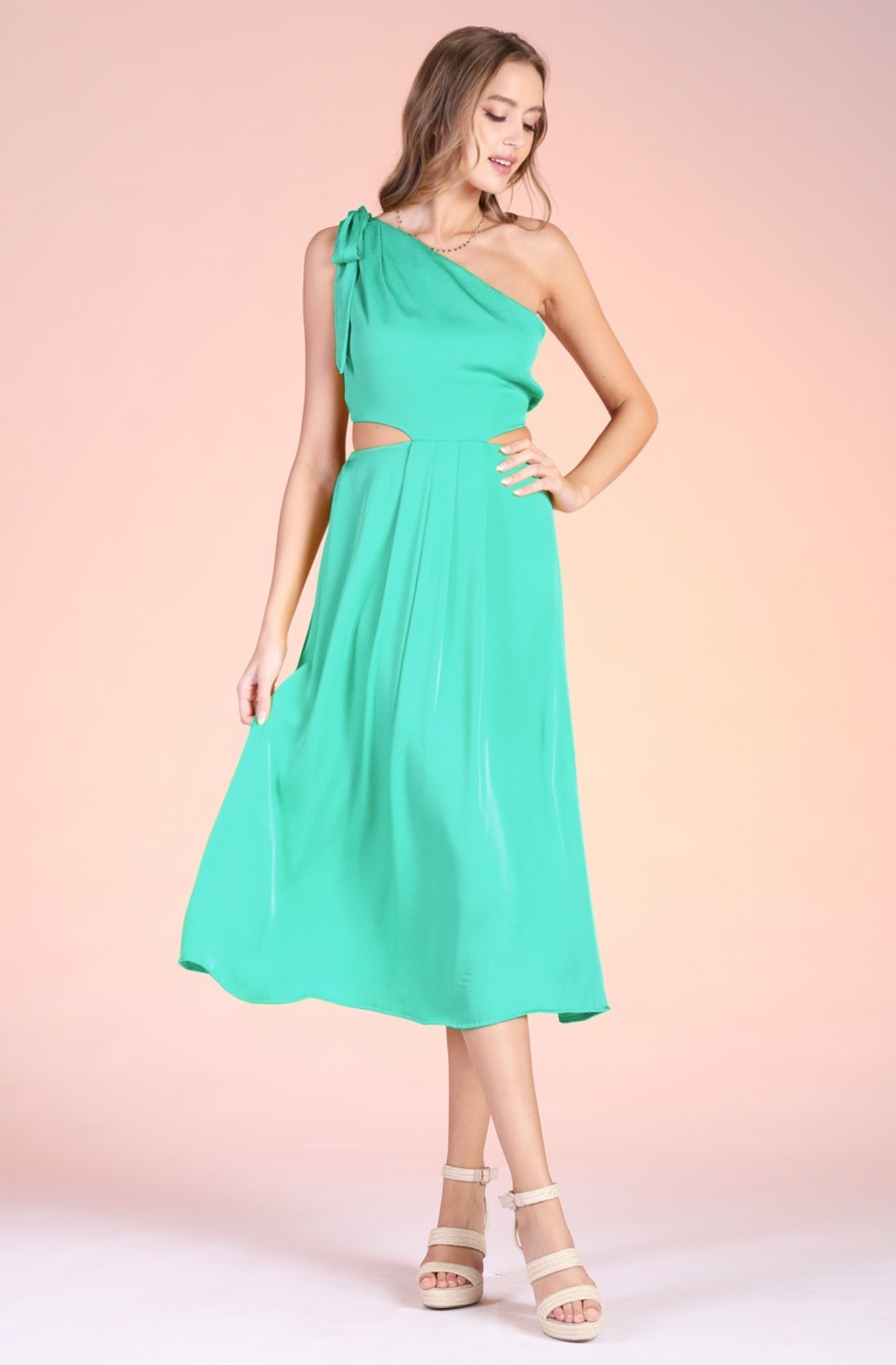 Vestido Casual One Shoulder