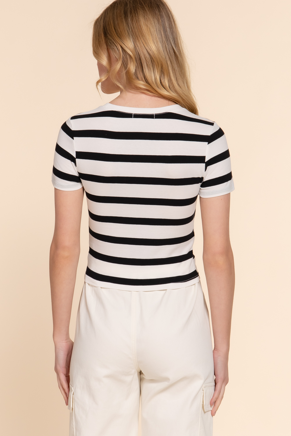 STRIPE CHARM TOP