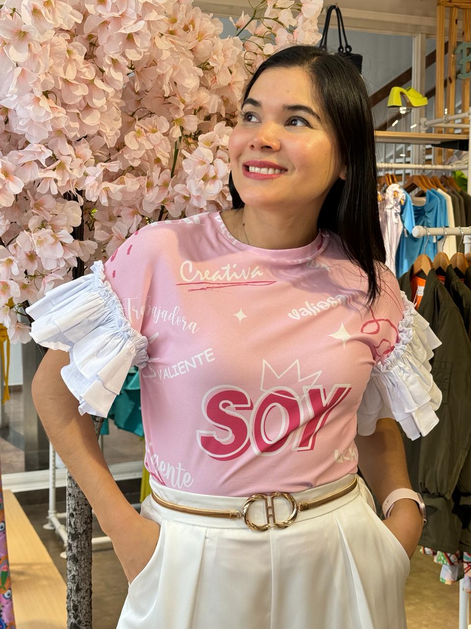 T-Shirt con Mensajes - Colección Mujer