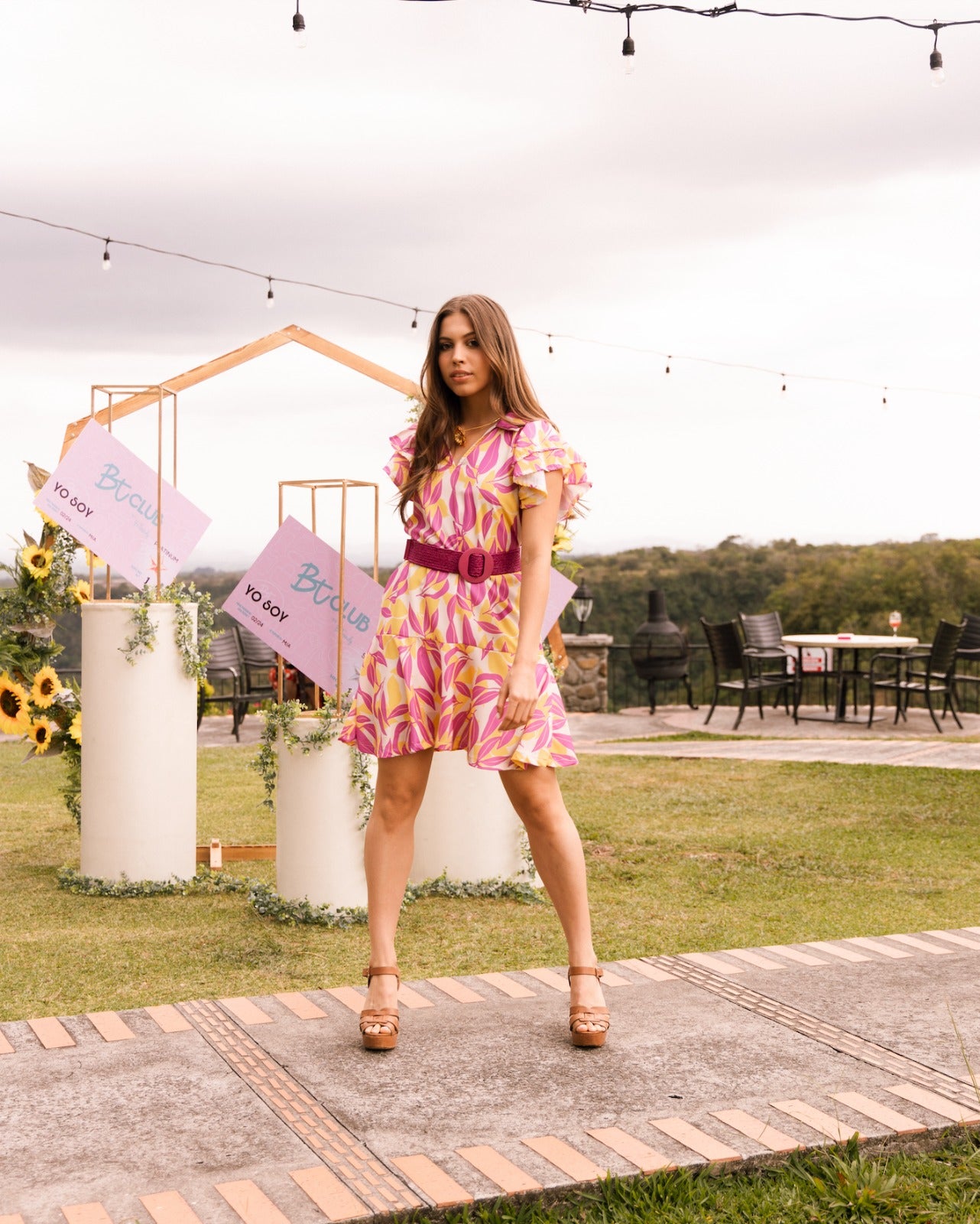 Vestido de Lino con Vuelos - Esencia Curvy