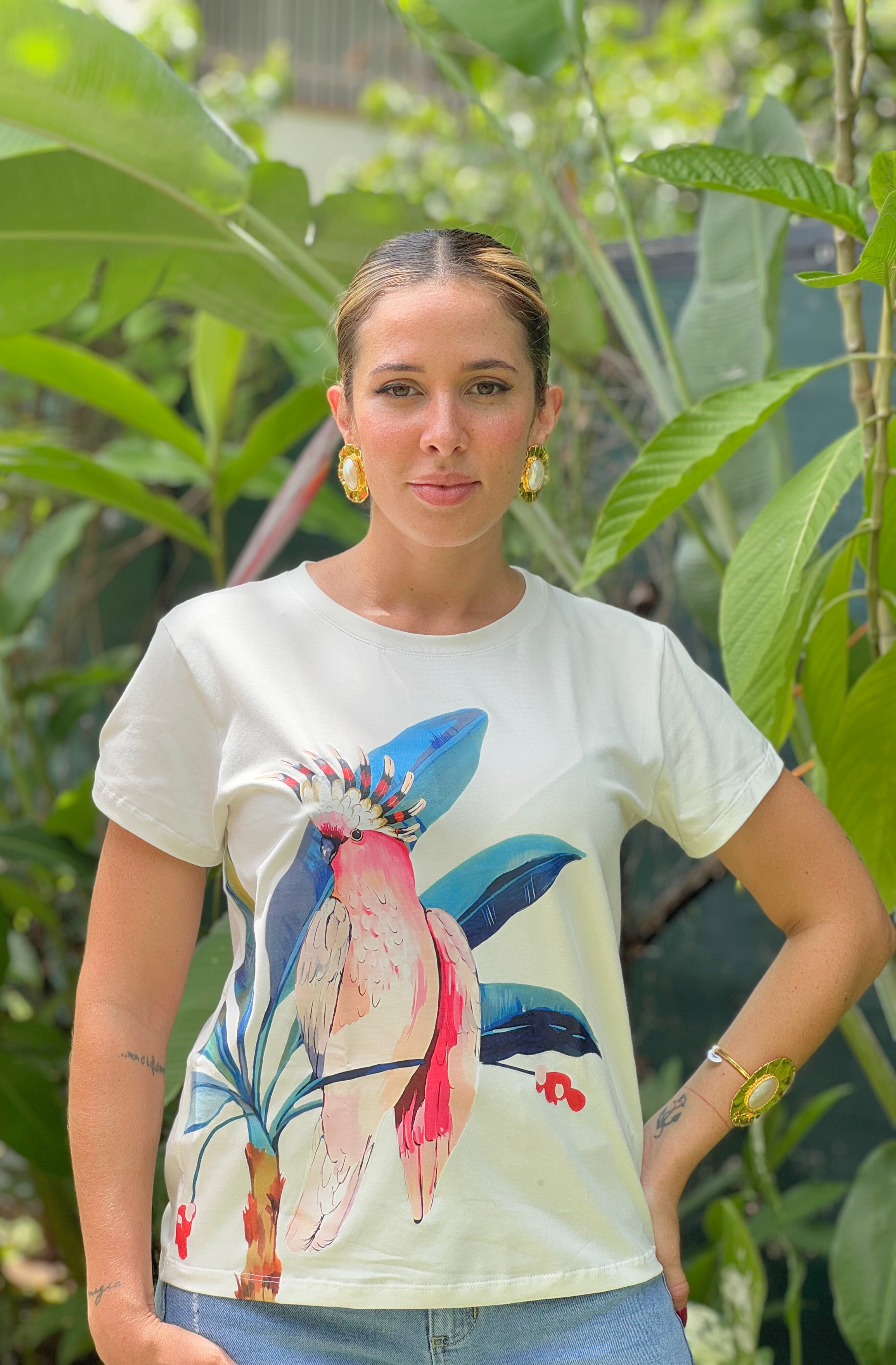 T-Shirt Básico Cacatúa - Colección Que Pretty!
