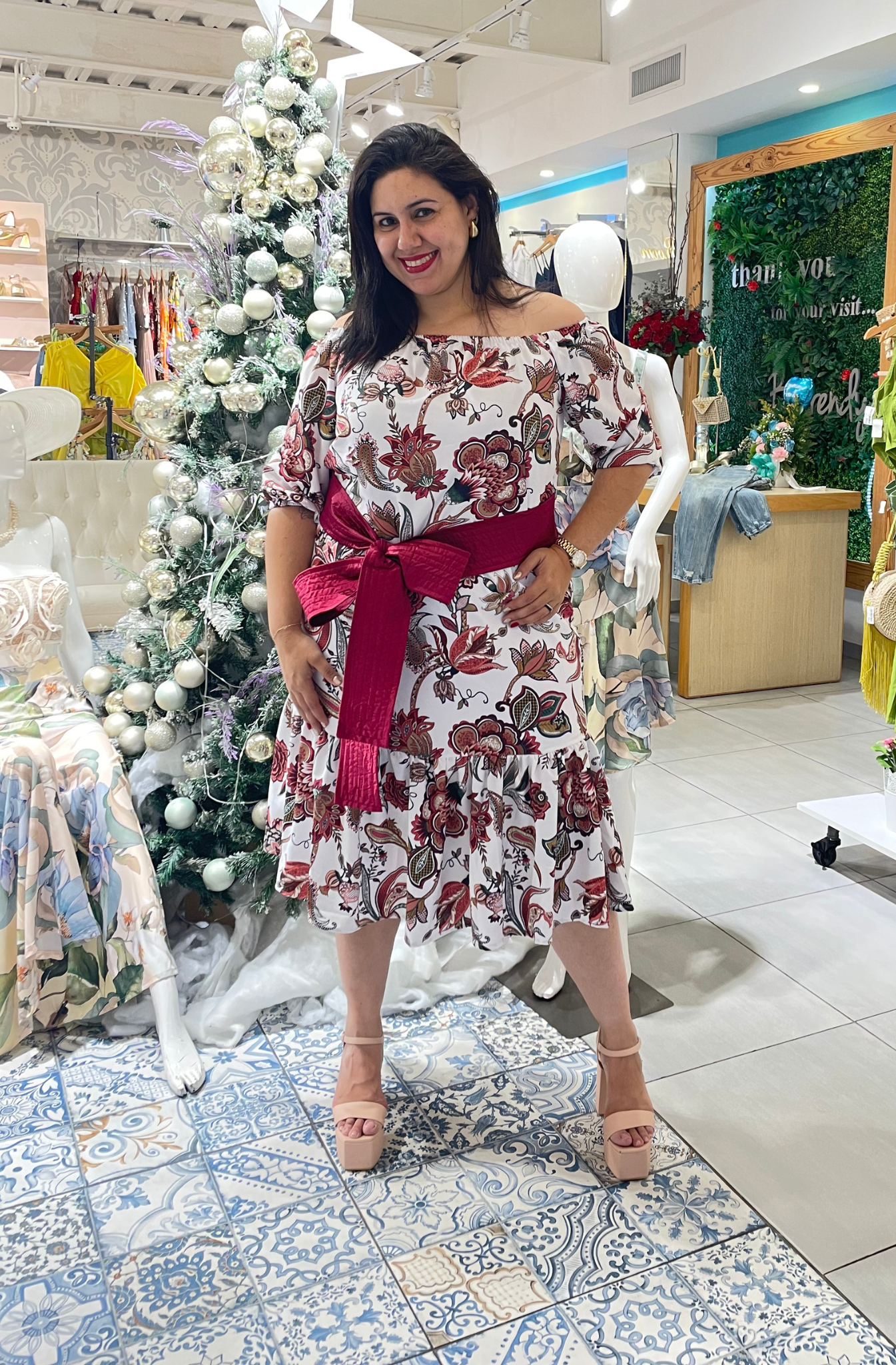 Vestido Off Shoulder Amalfi - Colección Dolce Vita