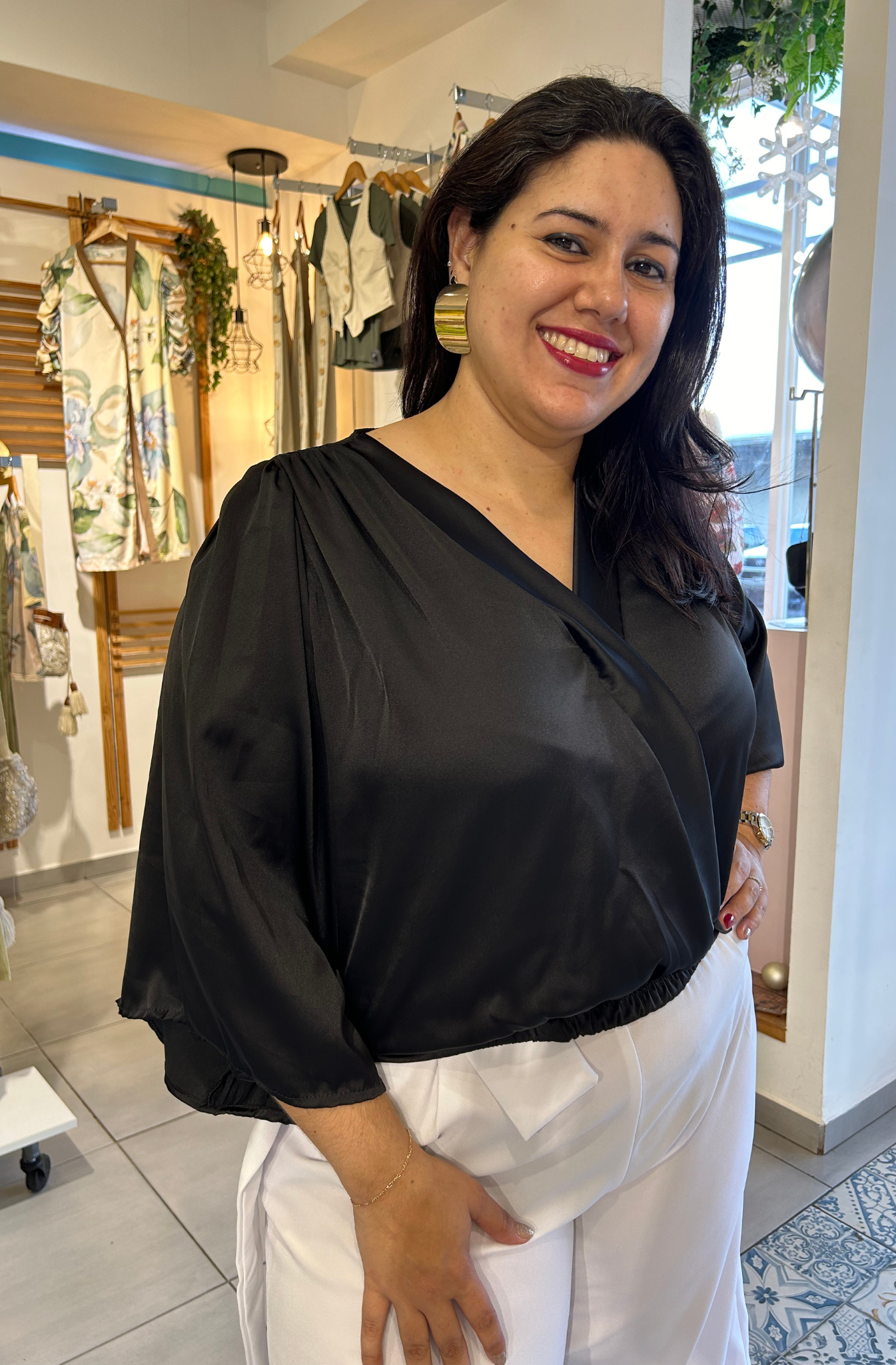 BLUSA DE SEDA BT