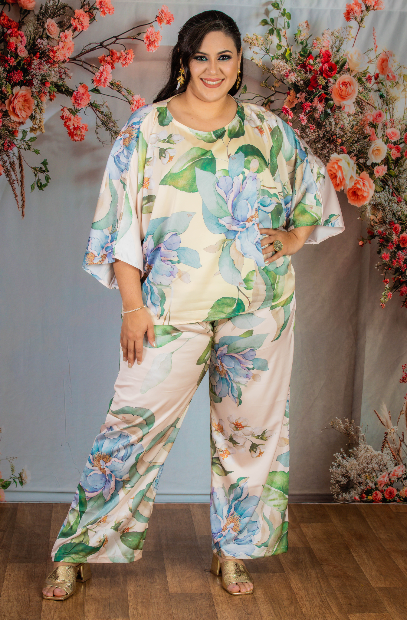 Blusa de Seda - Colección Peonies