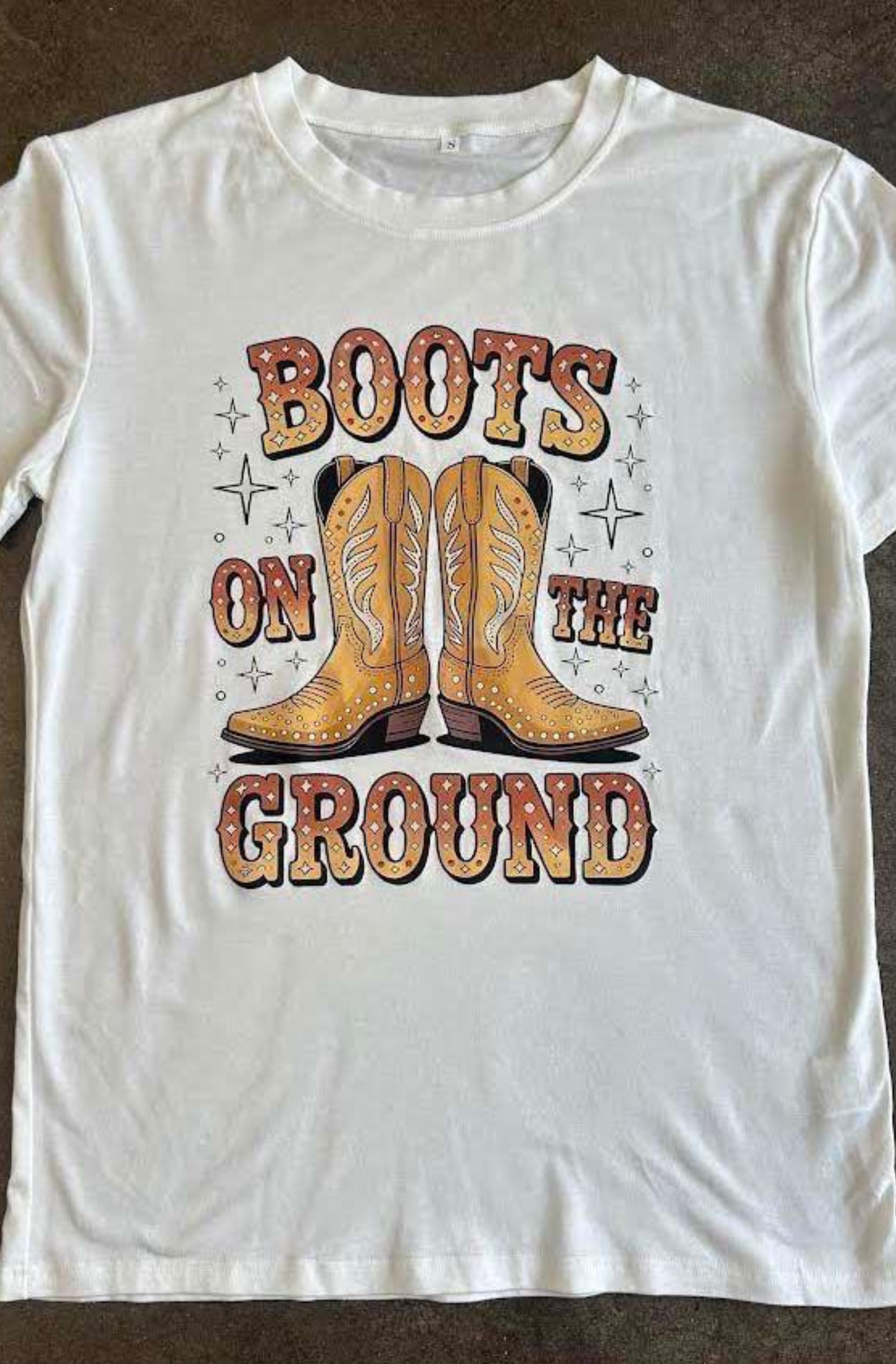 BOOTS ON THE GROUND T-SHIRT