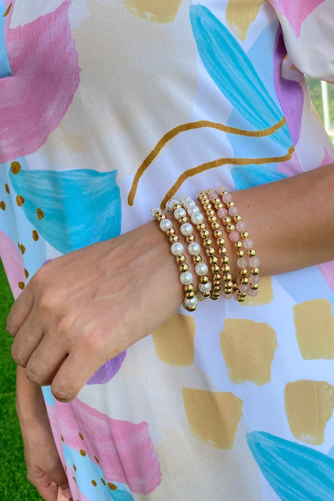 SET DE PULSERAS CON CRISTALES