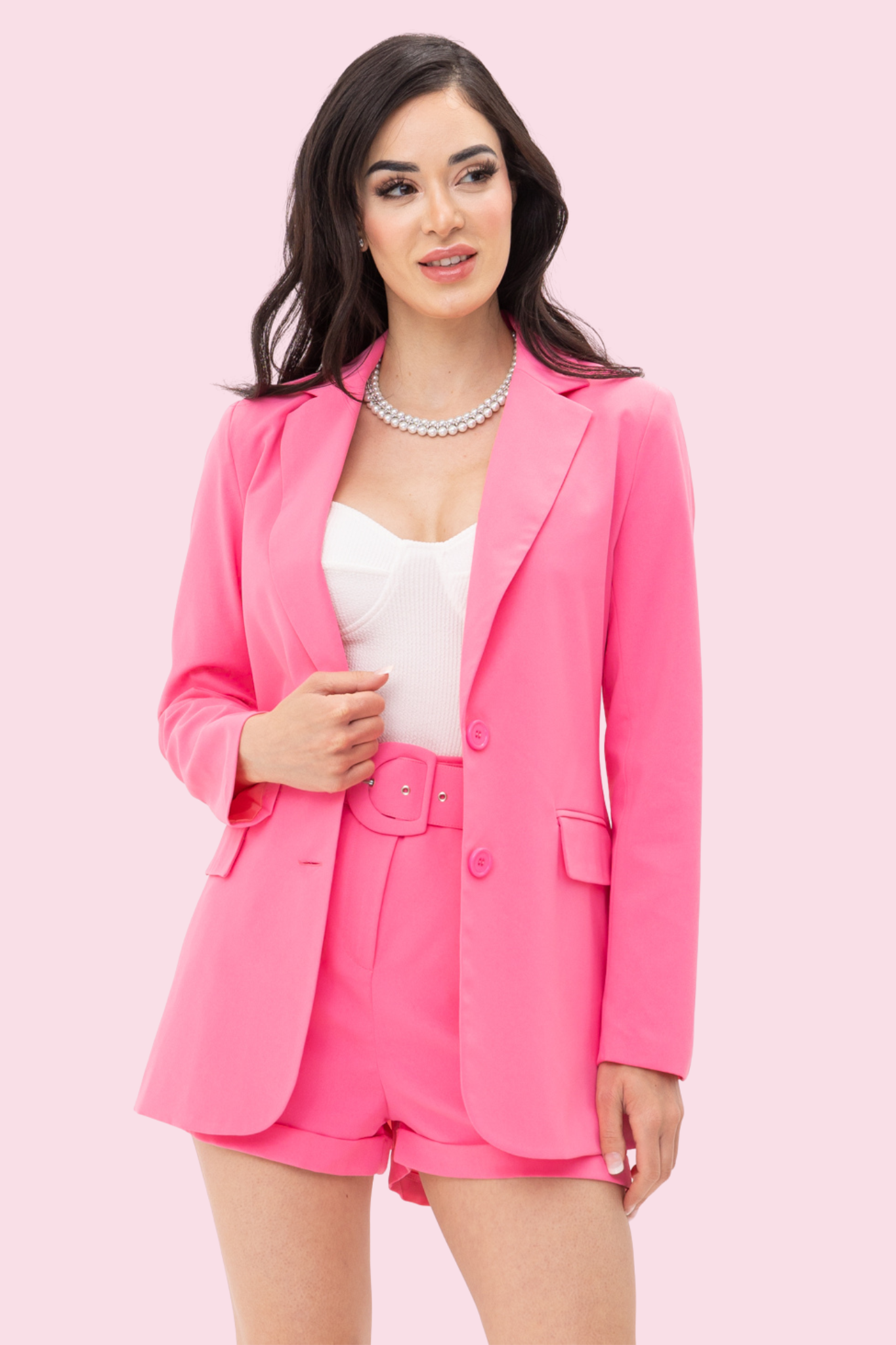 Blazer Monocromático Oversize