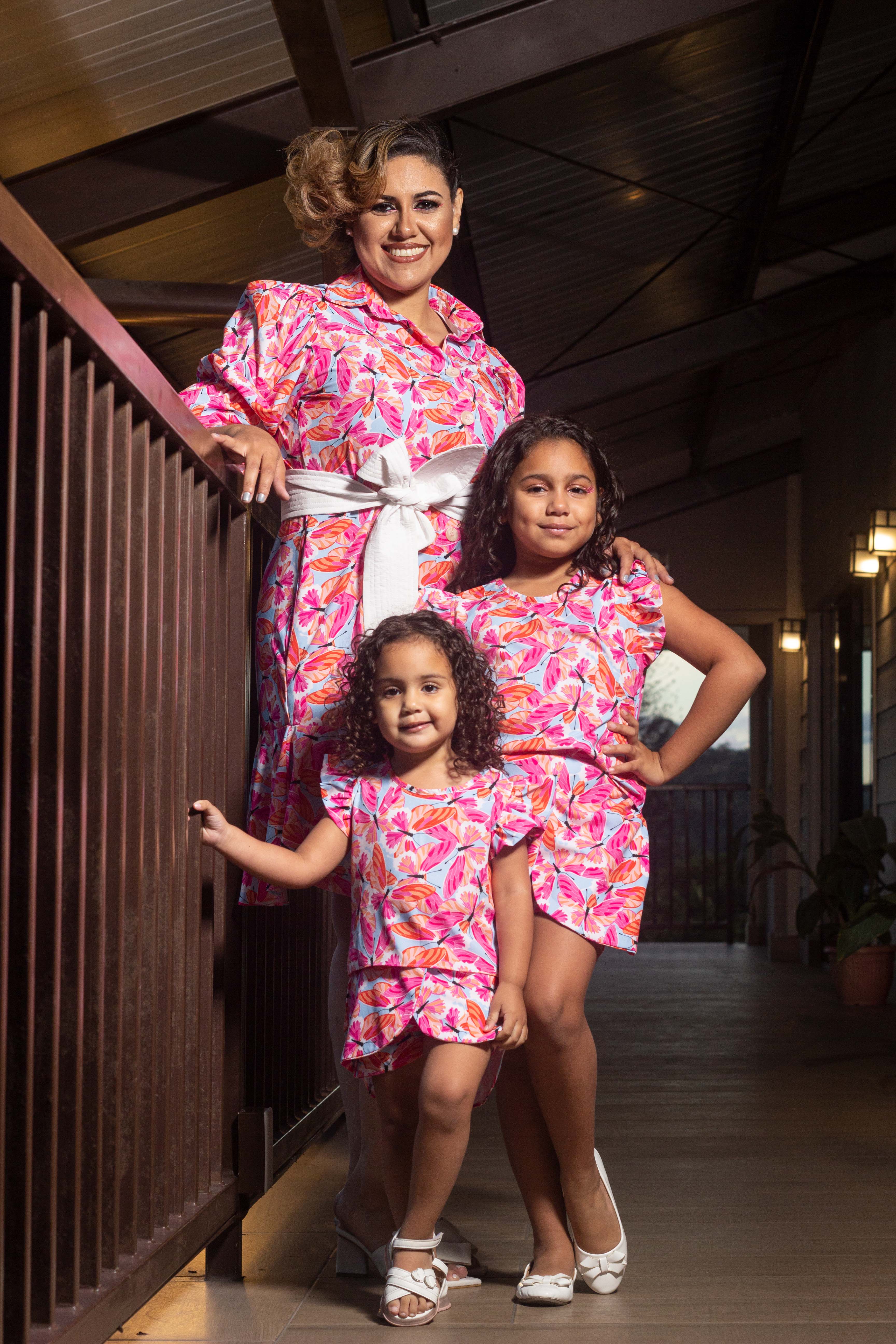 Set de Niña con Estampado de Mariposas