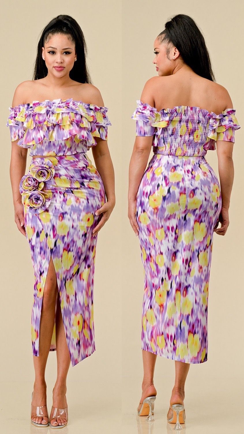 CROP TOP OFF SHOULDER