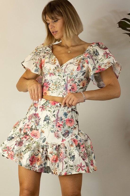 CROP TOP FLORAL