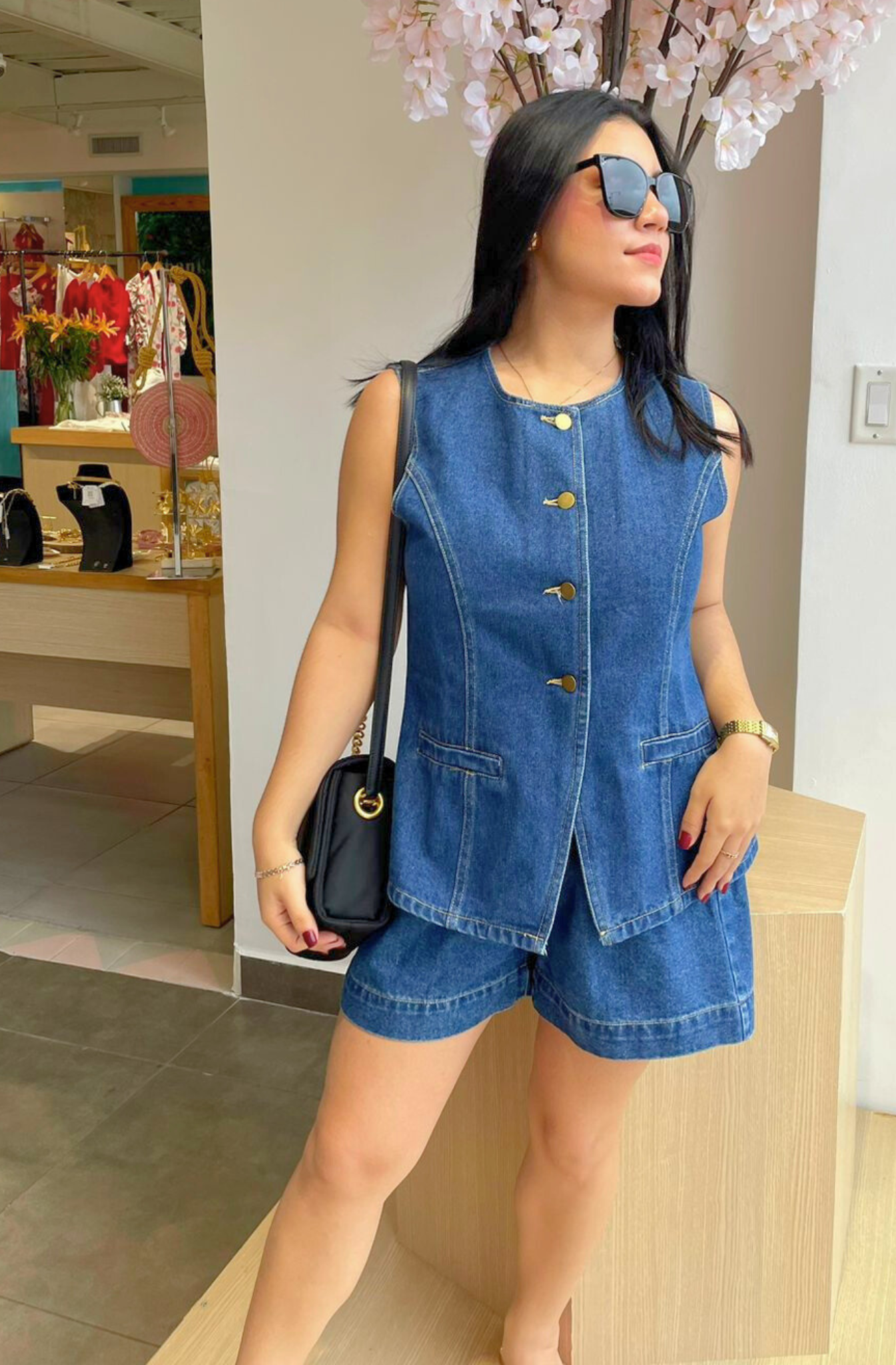 Short Denim Corte A