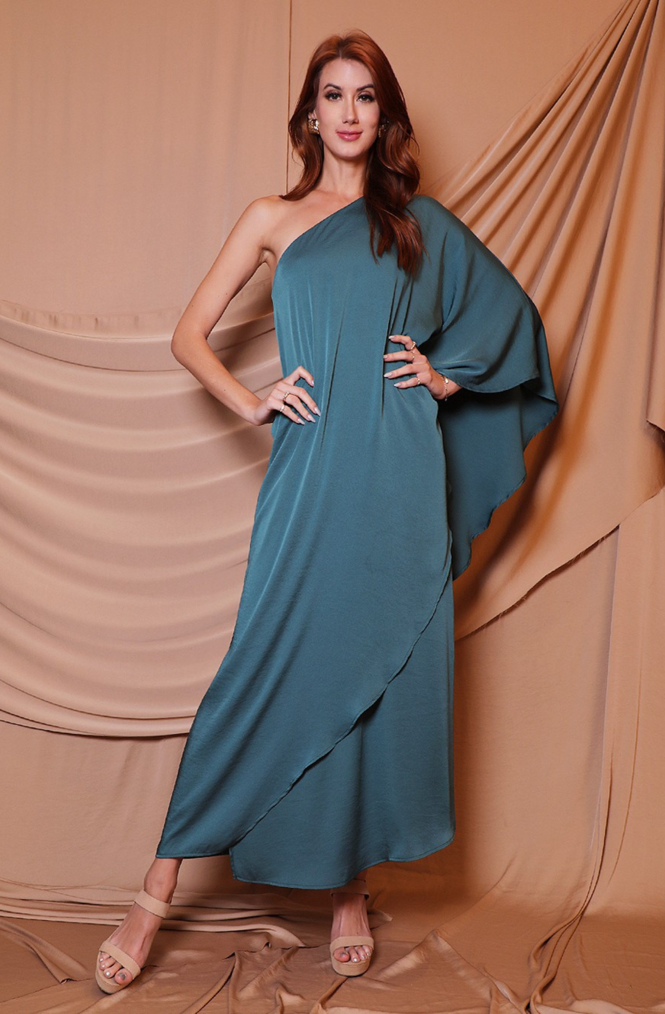 Vestido High Low Verde