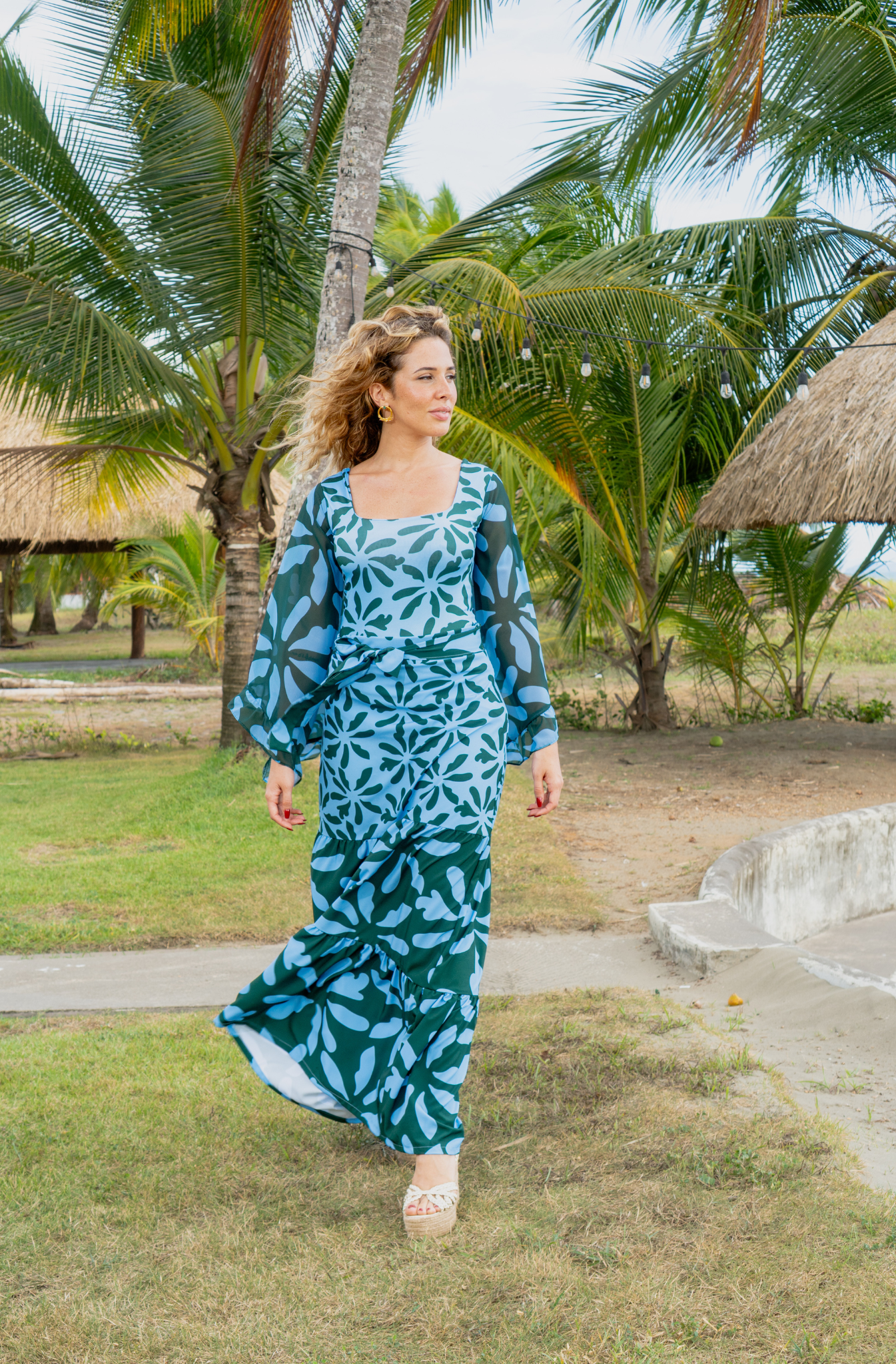 Maxi Falda Niebla Tropical - Colección Que Pretty!