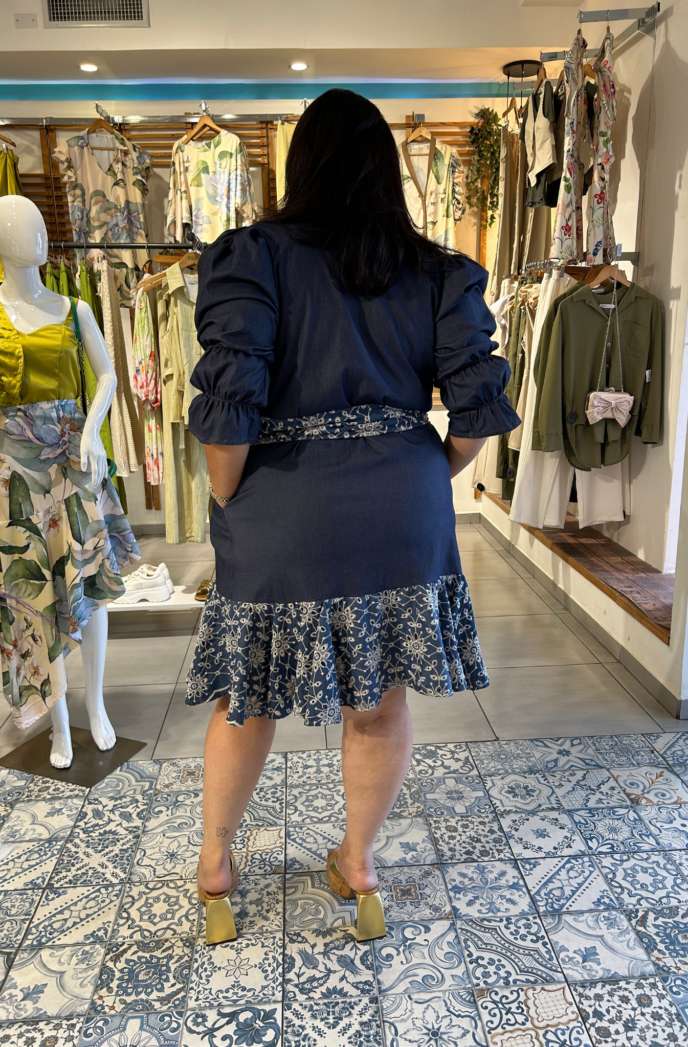 Vestido Denim - Esencia Curvy