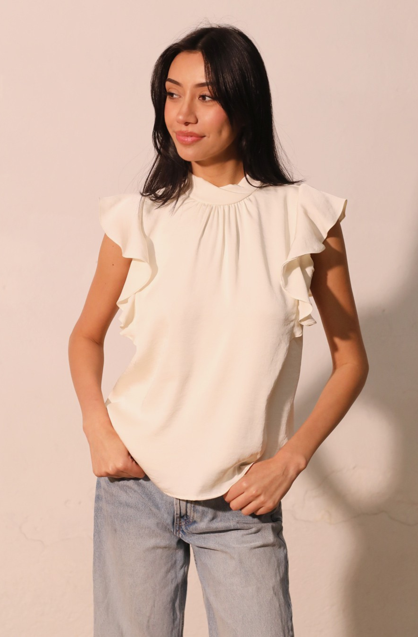 Blusa con Vuelos Casual