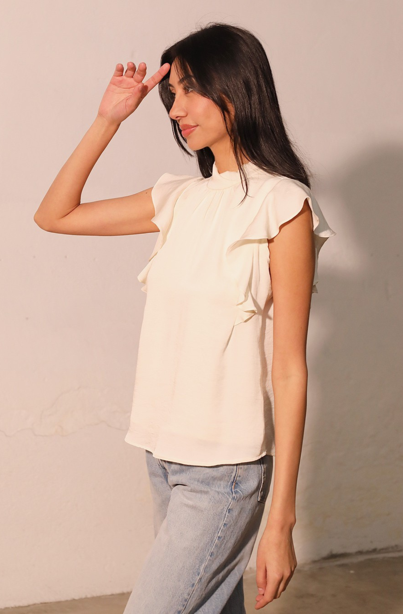 Blusa con Vuelos Casual