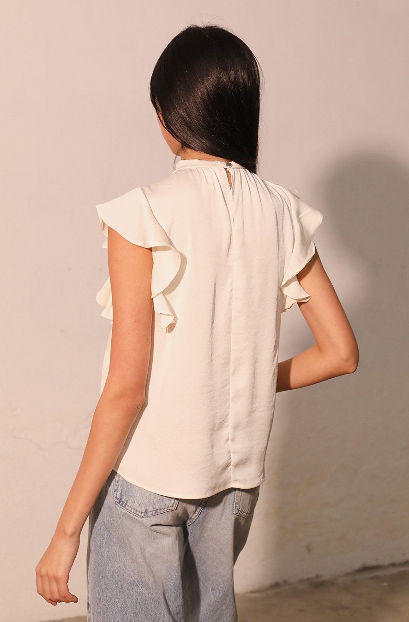 Blusa con Vuelos Casual