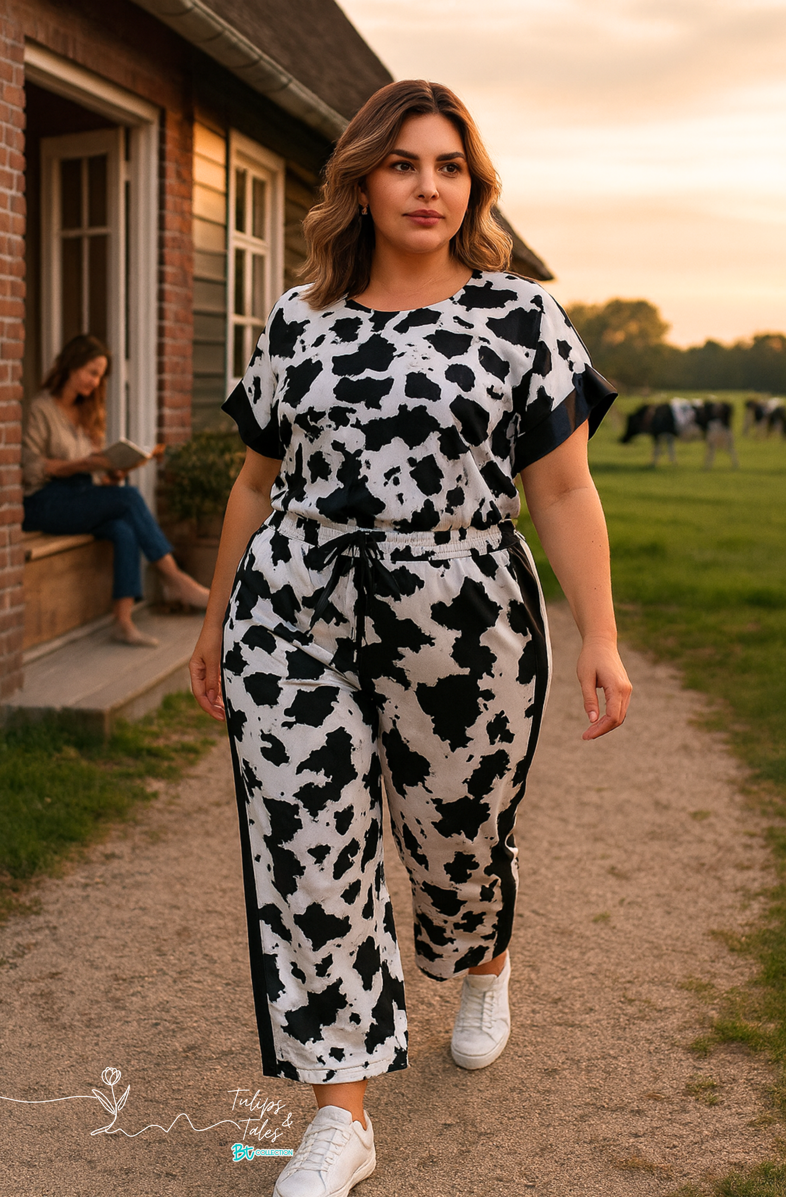 PIED BLOUSE