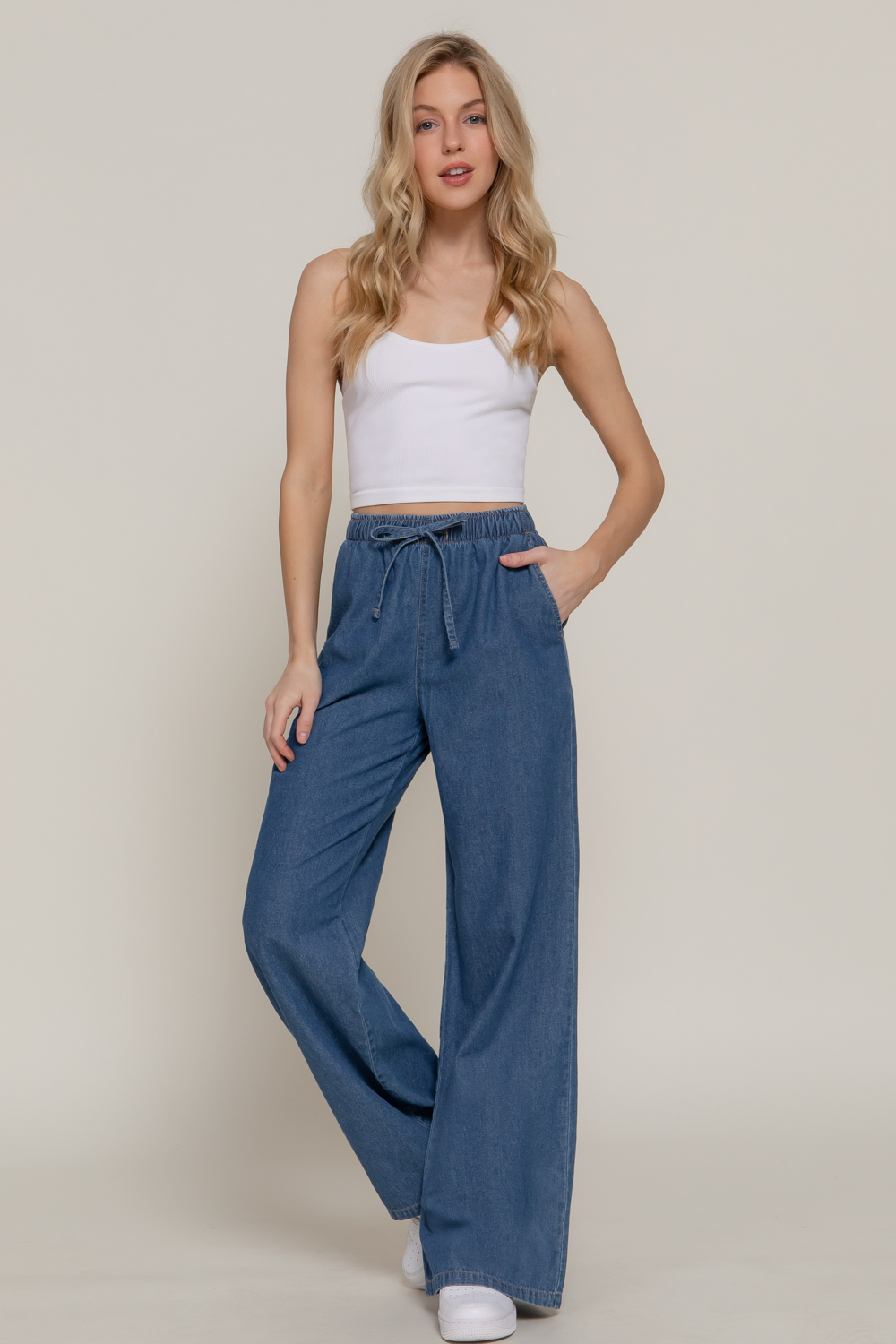 EASY DENIM PANTS