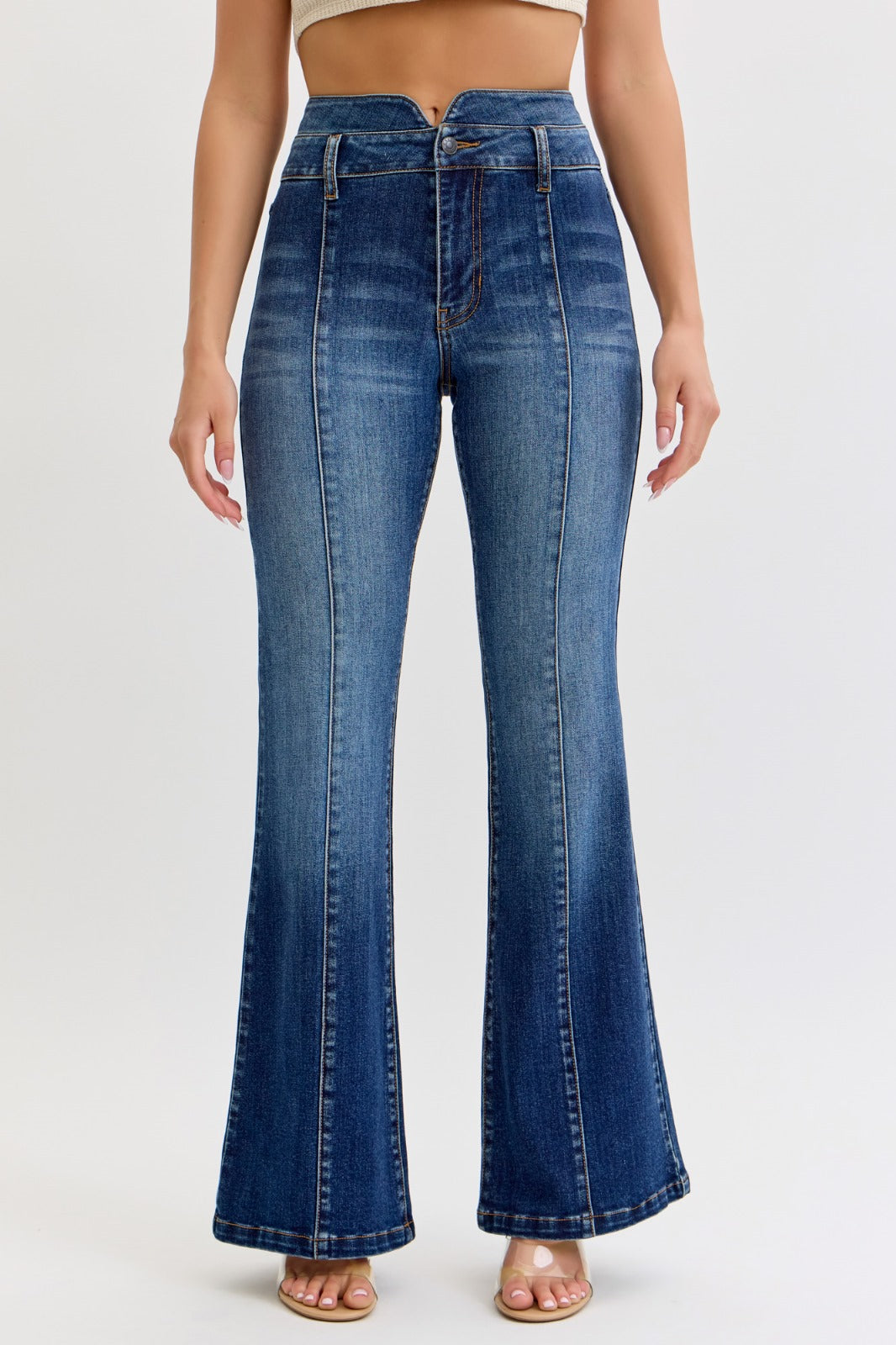 DOUBLE WB FLARE JEANS