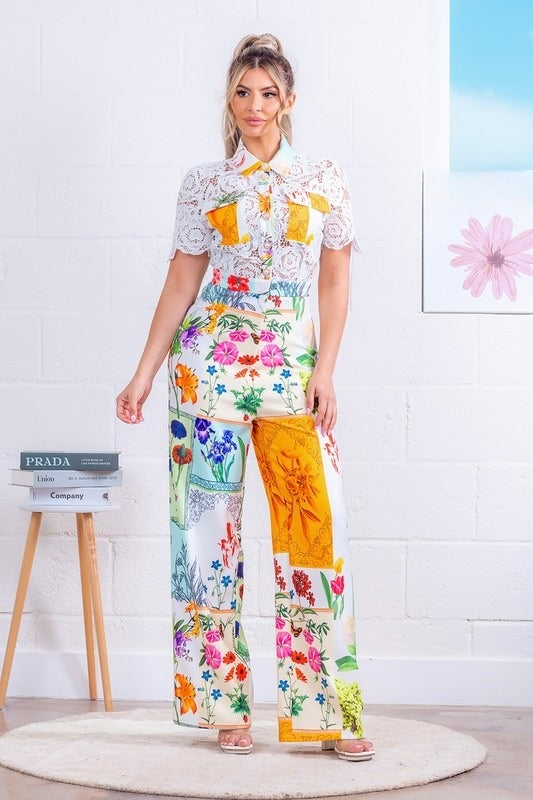 FLORENCE LACE JUMPSUIT