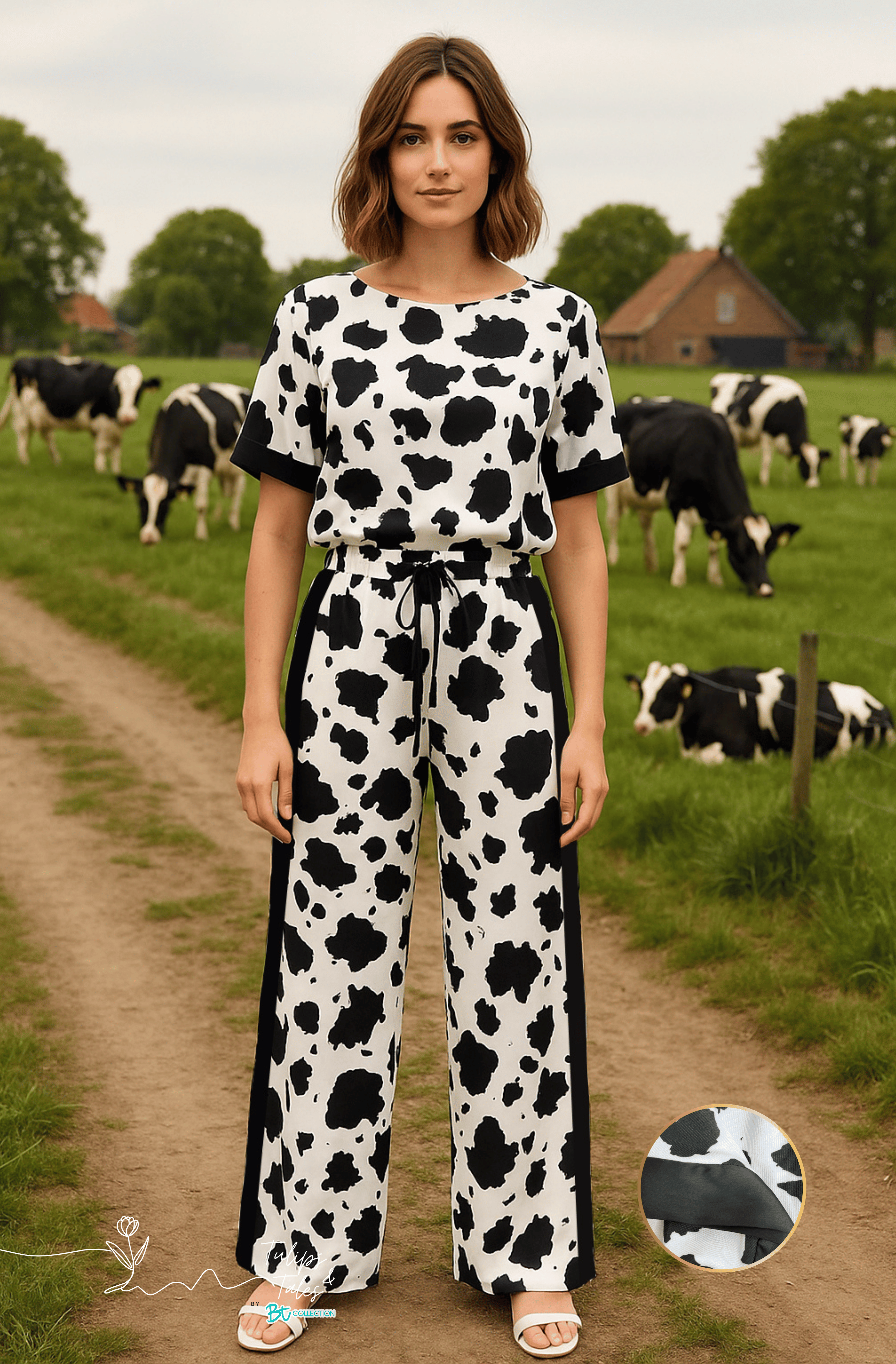 PIED BLOUSE