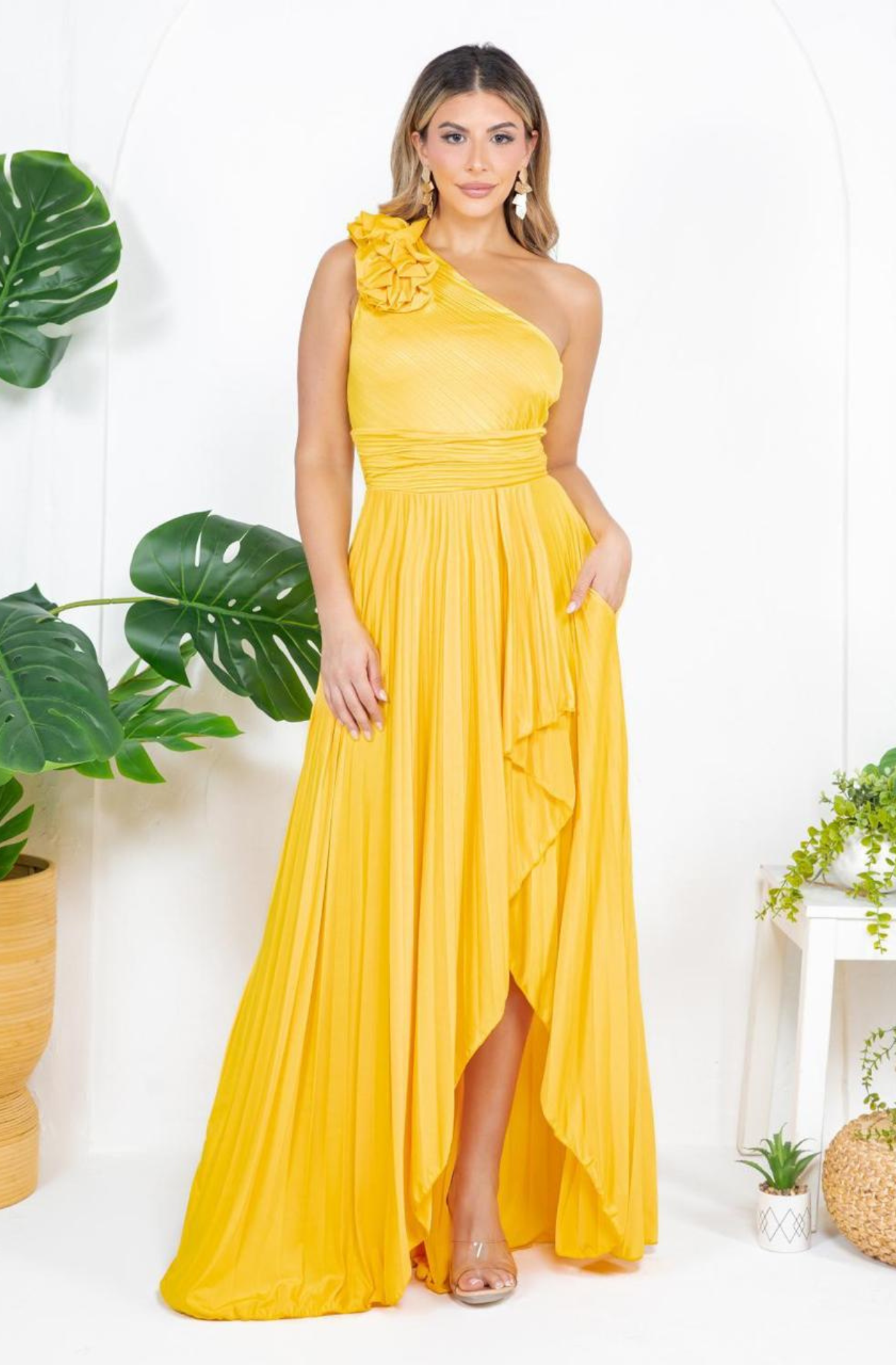 Vestido One Shoulder Eterna