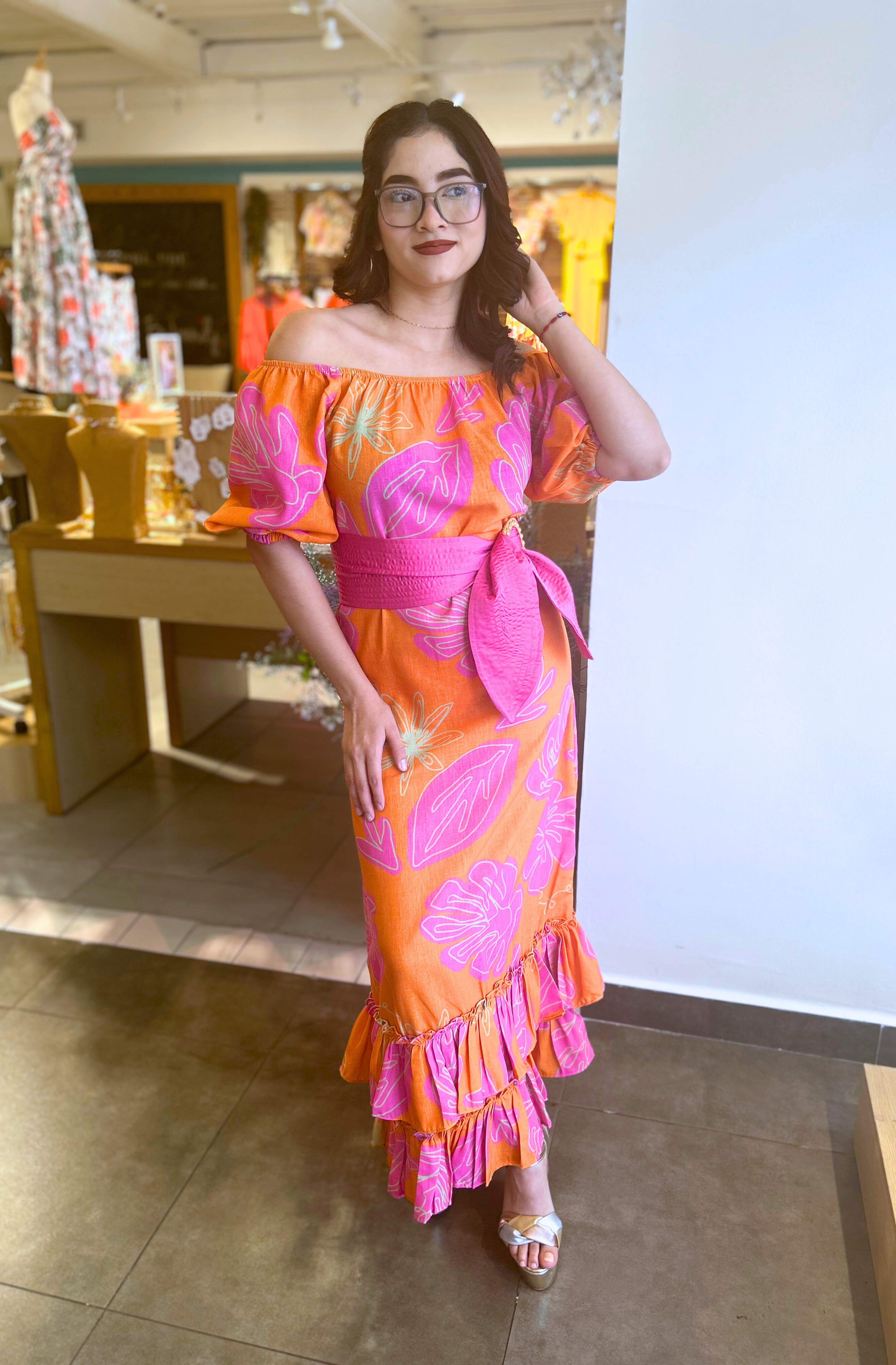 Vestido de Lino Adelaida