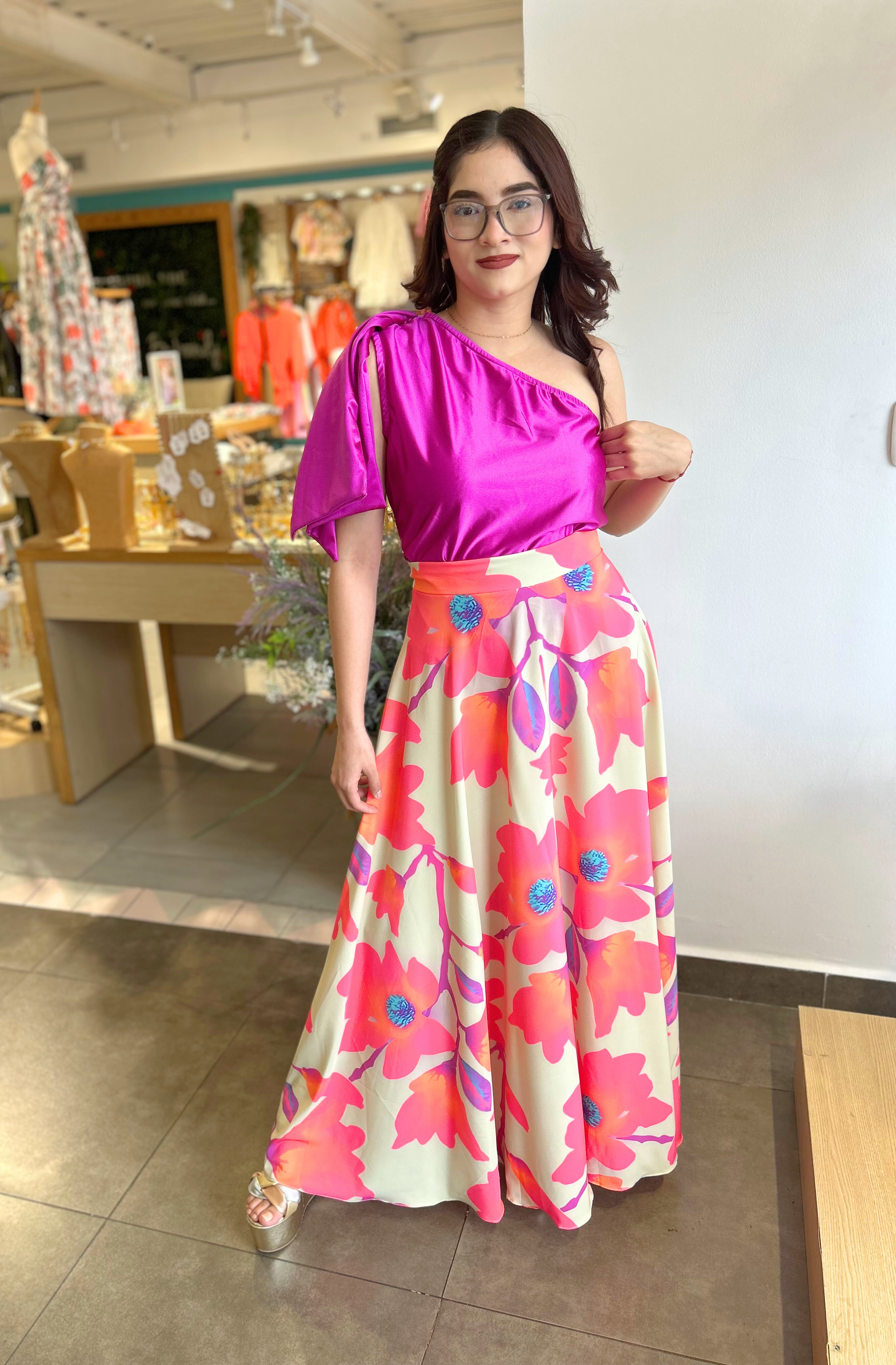 Maxi Falda Estampada