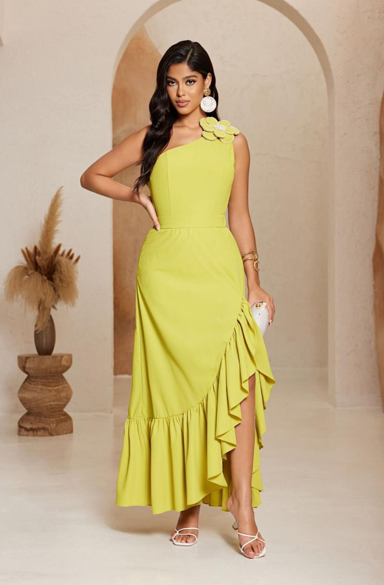 Vestido One Shoulder Veraniego